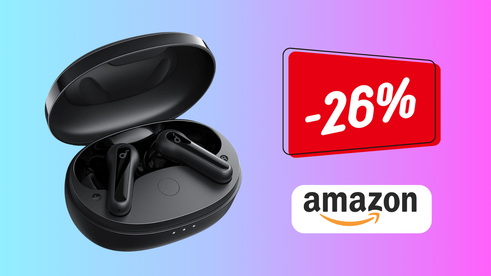 Immagine di Ottimi auricolari TWS Soundcore a soli 25€!