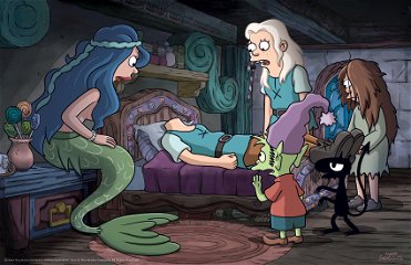 Copertina di Disincanto 5, recensione: la chiusura sciroccata della serie Netflix di Matt Groening