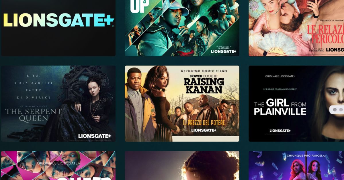 Immagine di Starzplay diventa Lionsgate+, cosa cambia?