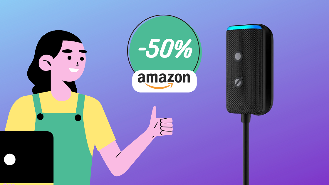 Copertina di Amazon Echo Auto: porta Alexa in auto con questo sconto del 50%!