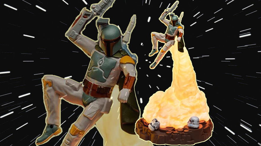 Questa lampada dedicata a Boba Fett è BELLISSIMA! Imperdibile per qualsiasi fan!