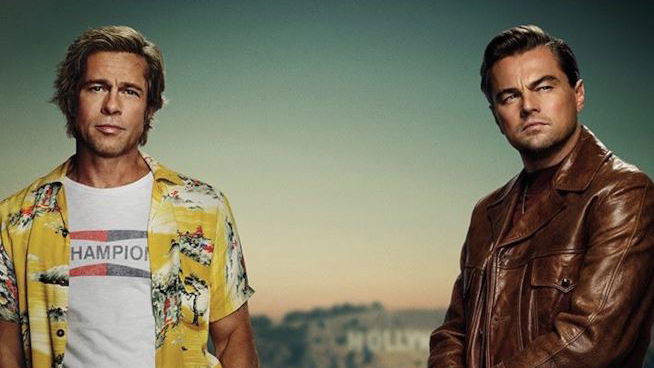 Copertina di C'era una volta a... Hollywood: il poster si presta alle migliori parodie del web