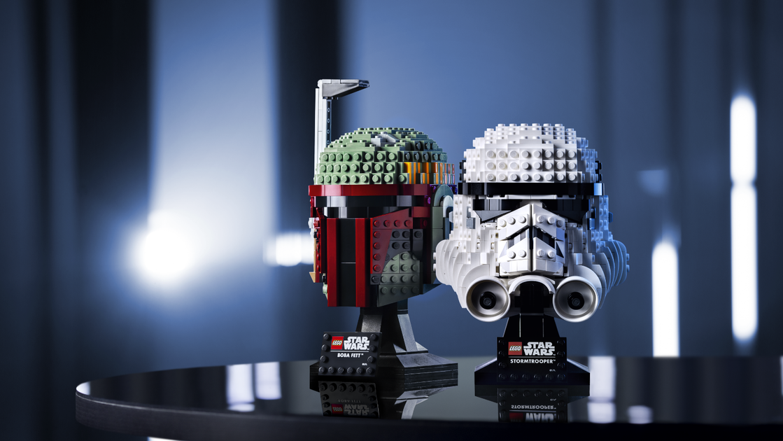 LEGO: i caschi da esposizione di Star Wars - CulturaPop