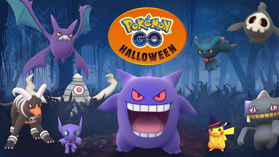 Copertina di Pokémon GO, arrivano i Pokémon di terza generazione per festeggiare Halloween