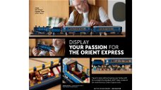 Copertina di "Tutti in carrozza" con l'Orient Express LEGO Ideas