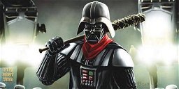 Copertina di Un fan associa Negan di The Walking Dead a Darth Vader di Star Wars