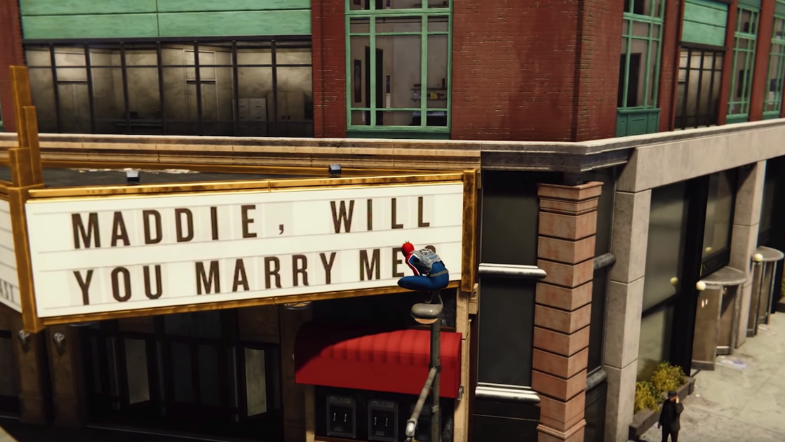 Copertina di Spider-Man: fan ricicla la proposta di matrimonio, lei gli dice sì