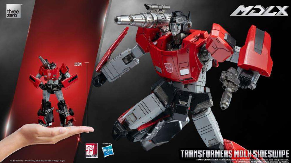 Immagine di Sideswipe Mdlx: la nuova figure Transformers da ThreeZero e Hasbro