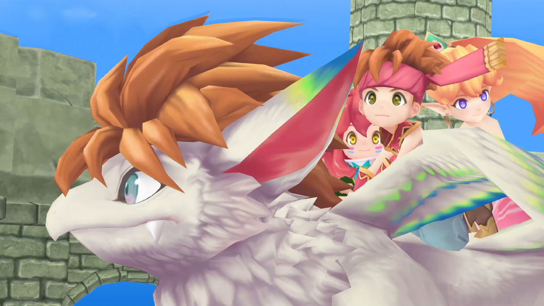 Copertina di Secret of Mana, il primo trailer del remake per PS4, PC e PS Vita