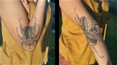 Copertina di I tatuaggi 'pieghevoli' che cambiano coi tuoi movimenti sono spettacolari