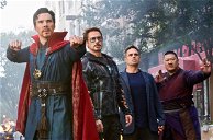 Copertina di Avengers: Infinity War, Doctor Strange nell'armatura di Iron Man in una scena tagliata