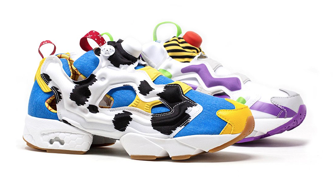 Copertina di Reebok annuncia le sneaker che richiamano Buzz e Woody di Toy Story 4