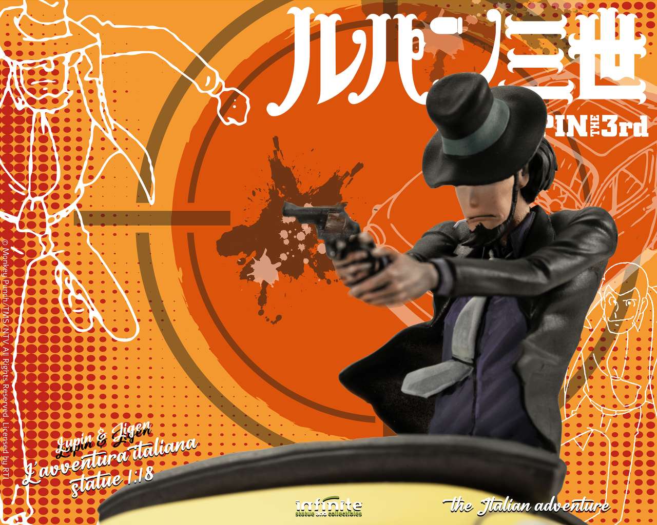 Immagine di Lupin III e Jigen sbarcano in Italia in formato Statua