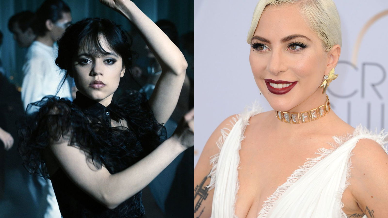 Immagine di Lady Gaga nella seconda stagione di Mercoledì? Parla Jenna Ortega