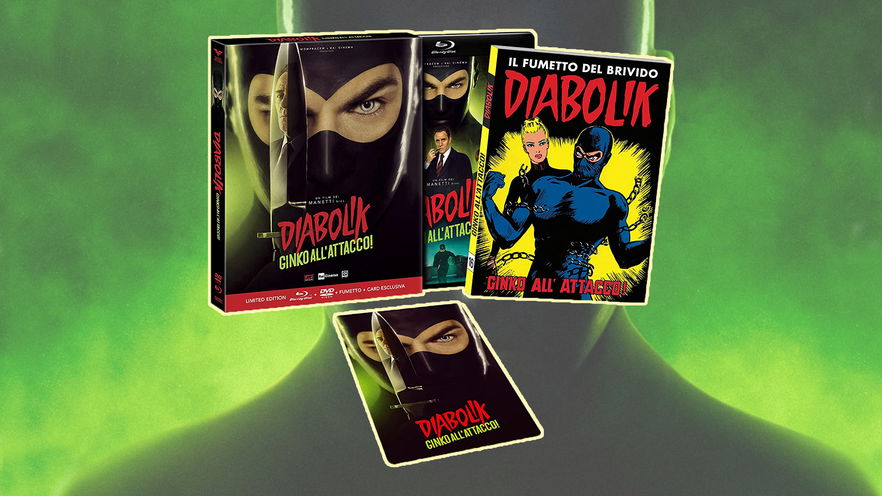 Diabolik: Ginko All'Attacco! L'edizione da collezione con fumetto in sconto del 17%!