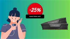 Copertina di SVUOTATUTTO AMAZON: Ram Corsair DDR5 32GB in sconto del 25%