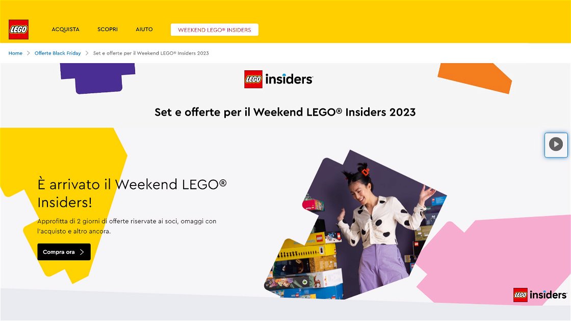 Il Weekend LEGO Insider è iniziato: sotto con gli acquisti! - CulturaPop