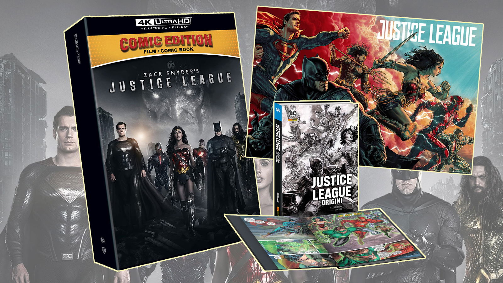 Immagine di Zack Snyder’s Justice League: la comic edition da collezione è in super sconto!