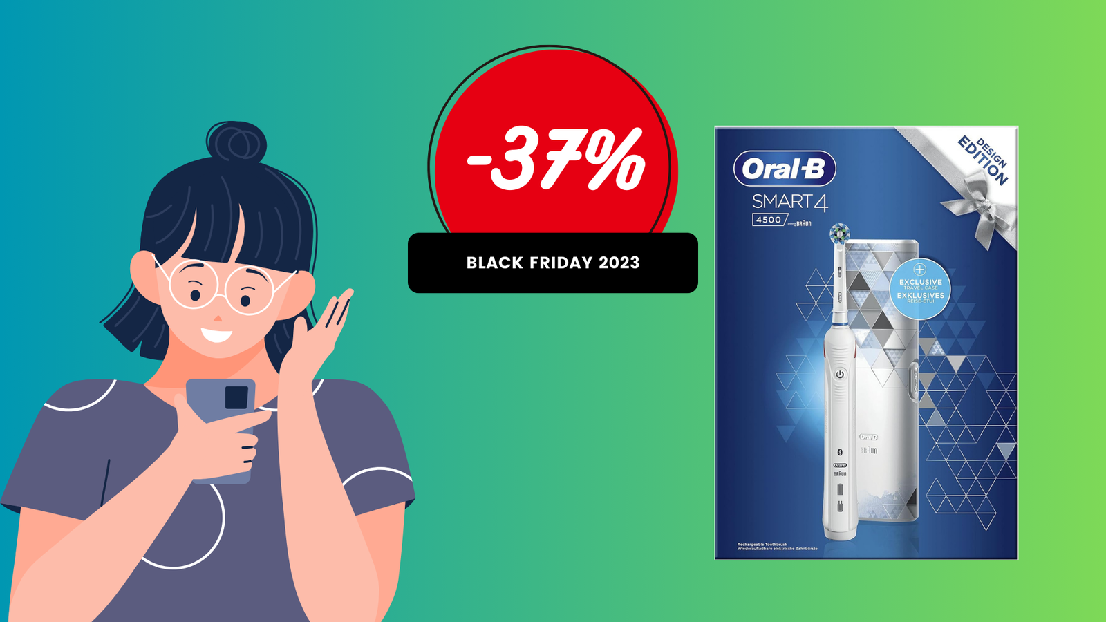 CHE BOMBA! Spazzolino elettrico Oral-B Smart 4 a meno di 50€ - CulturaPop