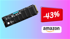 Copertina di SSD WD Black SN850, CHE PREZZO! Su Amazon risparmi il 43%