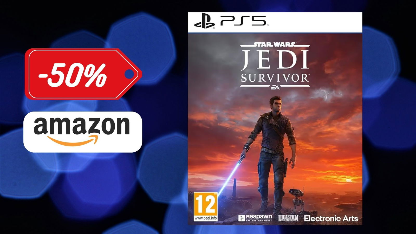 Star Wars Jedi Survivor PS5: sconto FOLLE del 50% su