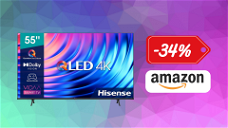 Copertina di Smart TV Hisense QLED 55" SOTTOCOSTO su Amazon, AFFARE al -34%