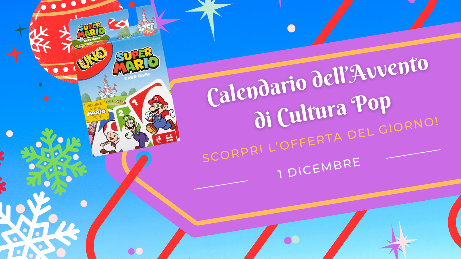 Immagine di Calendario dell'avvento di CPOP: scopri l'offerta dell'1 dicembre