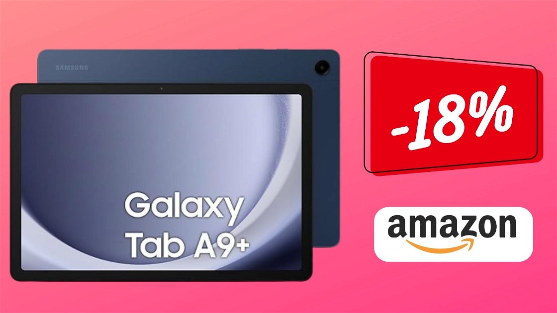 Copertina di Prezzo al MINIMO STORICO per il Galaxy Tab A9+: solo 189€!