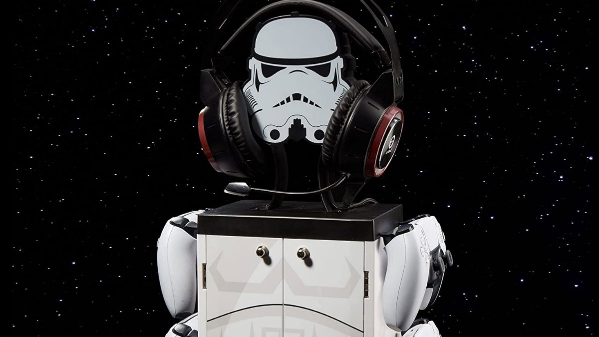 Immagine di Questo portaoggetti per videogiocatori a tema Star Wars è imperdibile! -25%!