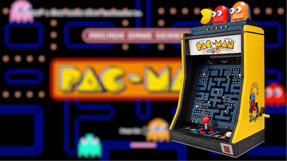 Immagine di LEGO retro-games: Pac-Man, il mini-cabinato da tavolo