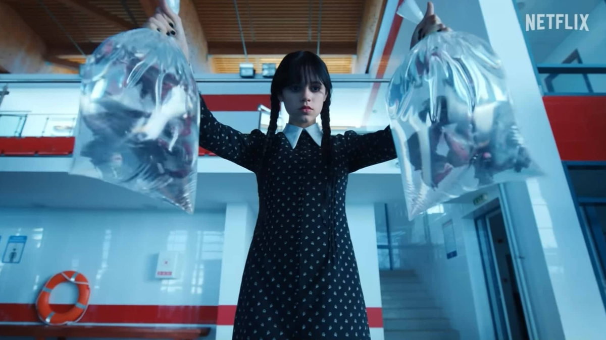 Immagine di Il trailer di Mercoledì, la dark comedy di Tim Burton
