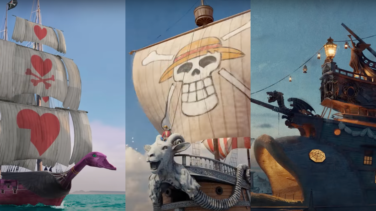 Immagine di One Piece, la Going Merry e le navi nella serie Netflix