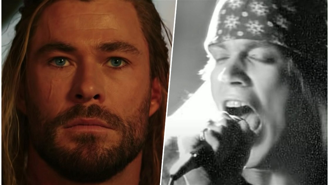 Copertina di Thor: Love and Thunder e Sweet Child O' Mine, testo, significato e connessioni con il film