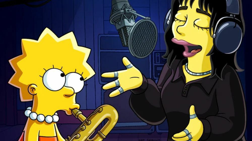 Immagine di Billie Eilish duetterà insieme a Lisa Simpsons e al suo sassofono su Disney+
