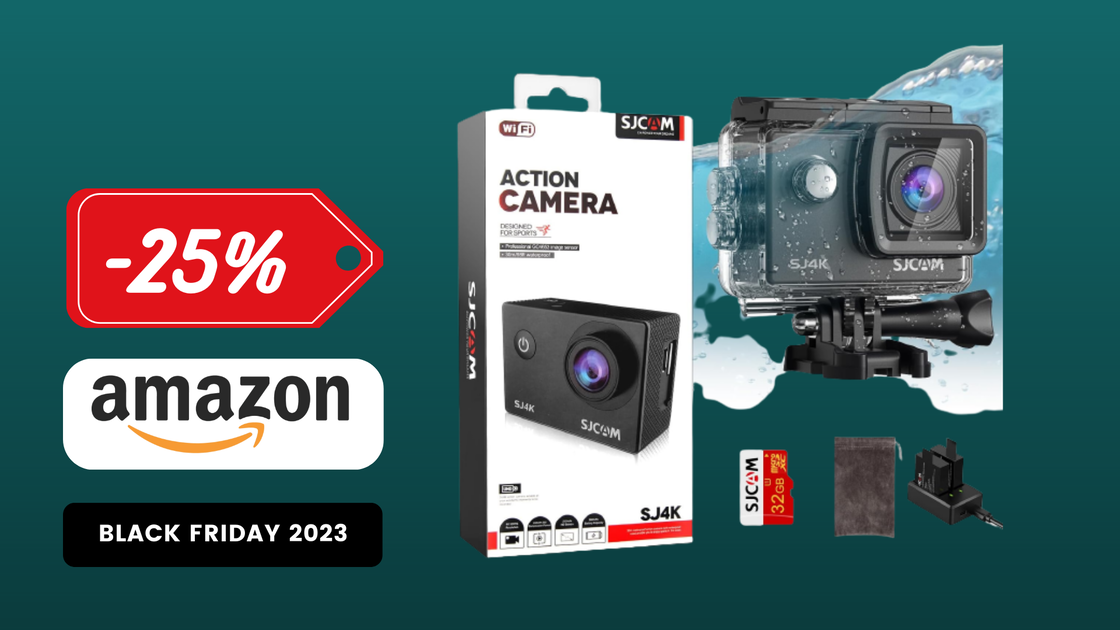 Copertina di Paghi poco e funziona bene: Action Cam 4K a soli 49€!