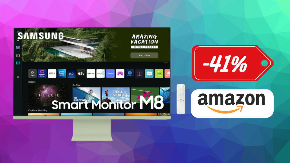 Samsung Smart Monitor M8 recensione: molto più di un monitor