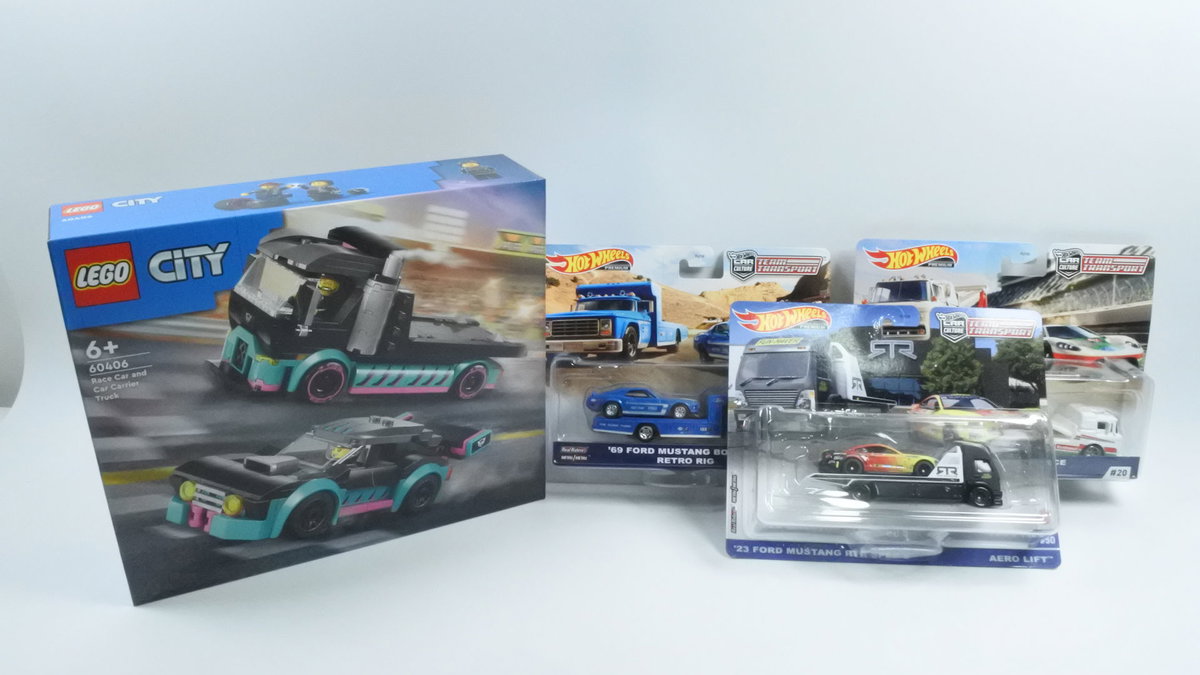 Immagine di LEGO City 60406 Auto da corsa e trasportatore: la recensione