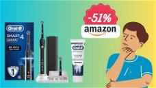 Copertina di SVUOTATUTTO AMAZON: spazzolino elettrico Oral-B Smart 4 a meno di 50€!