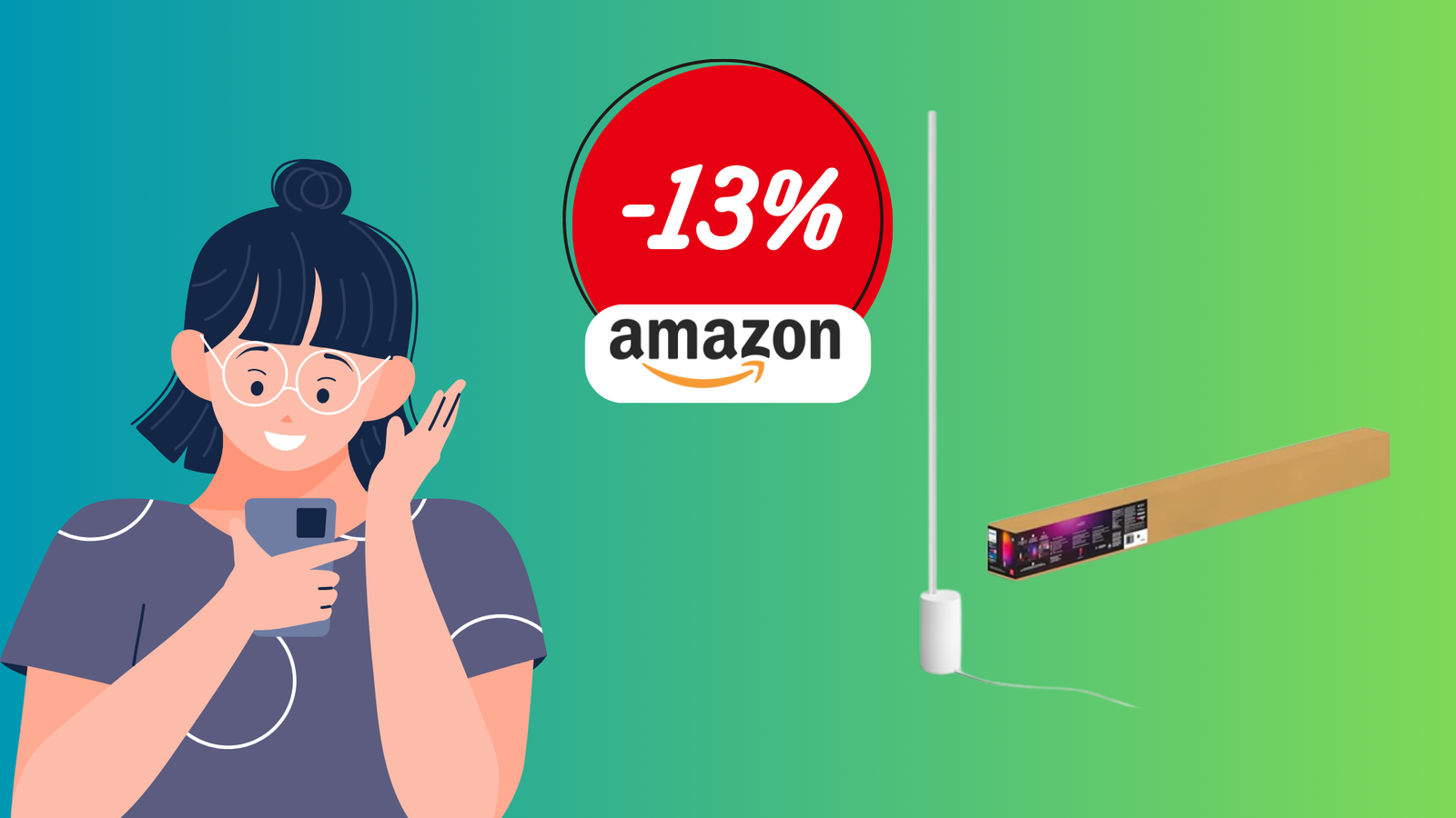 Immagine di Philips Hue, CHE PREZZO! Su Amazon risparmi il 13%