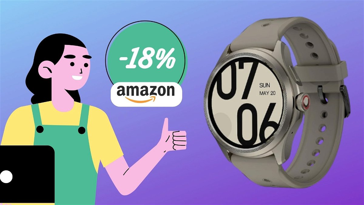 SPLENDIDO Smartwatch Ticwatch Pro 5 in OFFERTA a 269€!