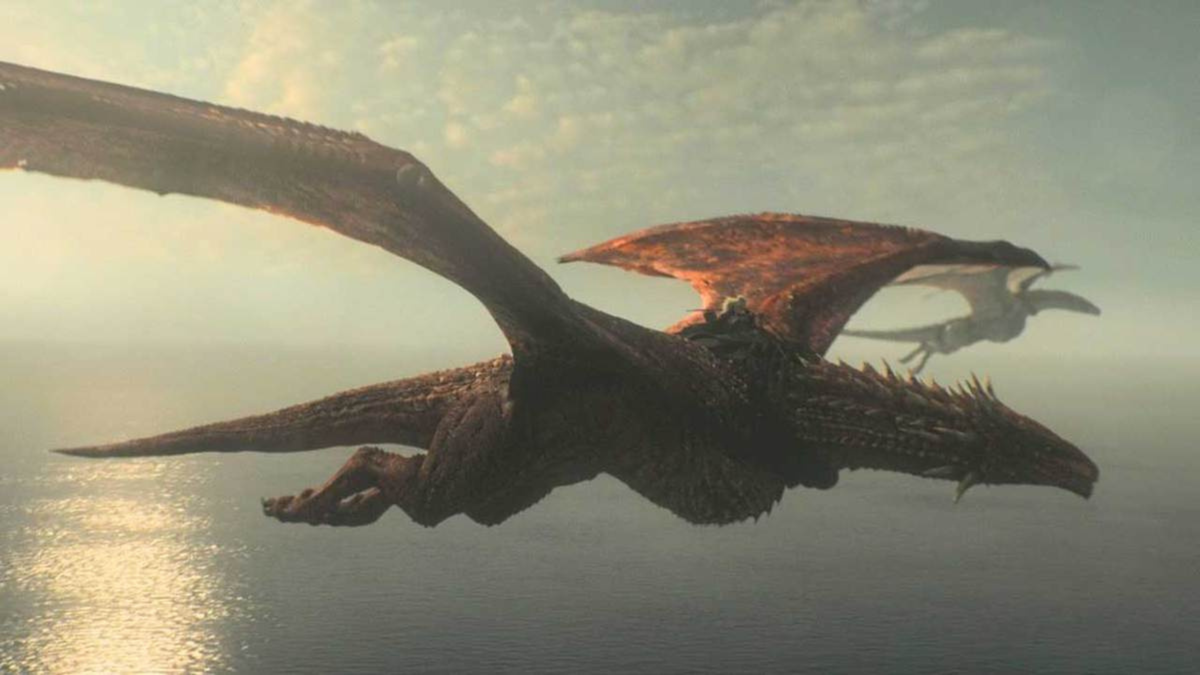 Immagine di Paura allo stadio, il drago di House of the Dragon sembra vero [VIDEO]