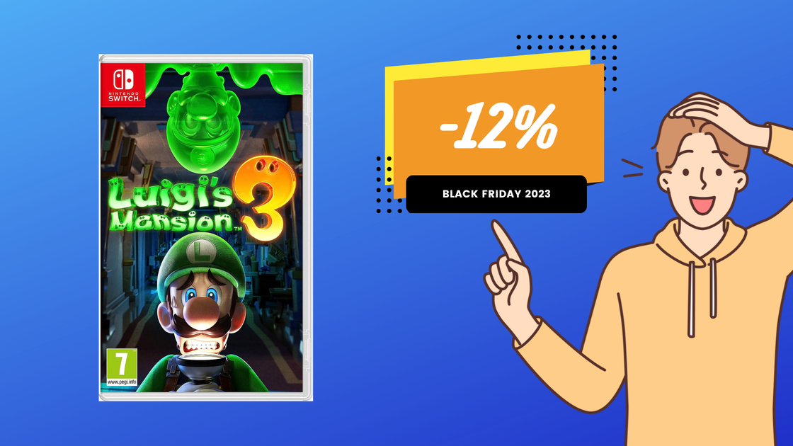 Copertina di Luigi's Mansion 3 SOTTOCOSTO su Amazon, AFFARE al -12%