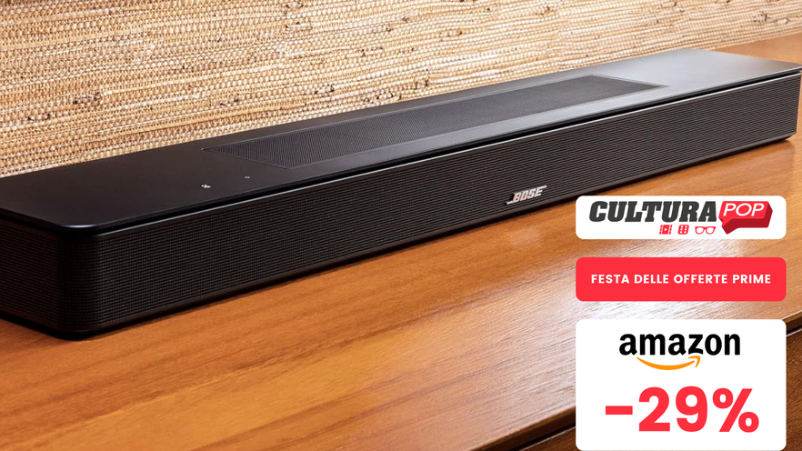 Soundbar Bose: compatta e potentissima, in sconto del 29%!