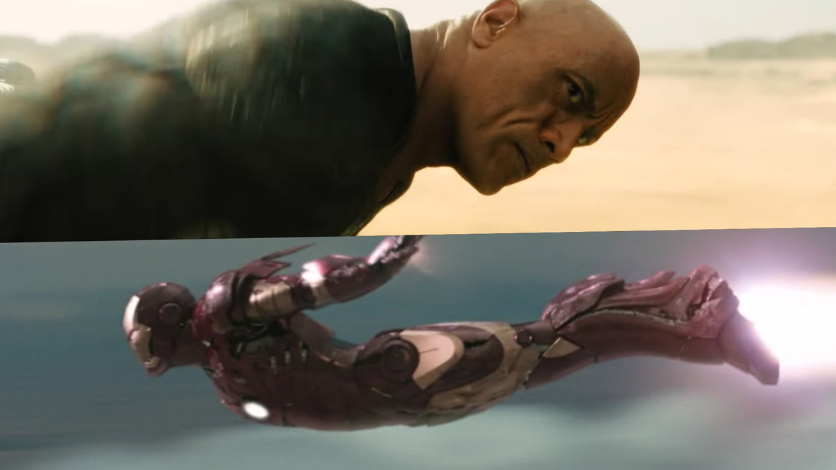 Immagine di DC copia Marvel in una scena di Black Adam